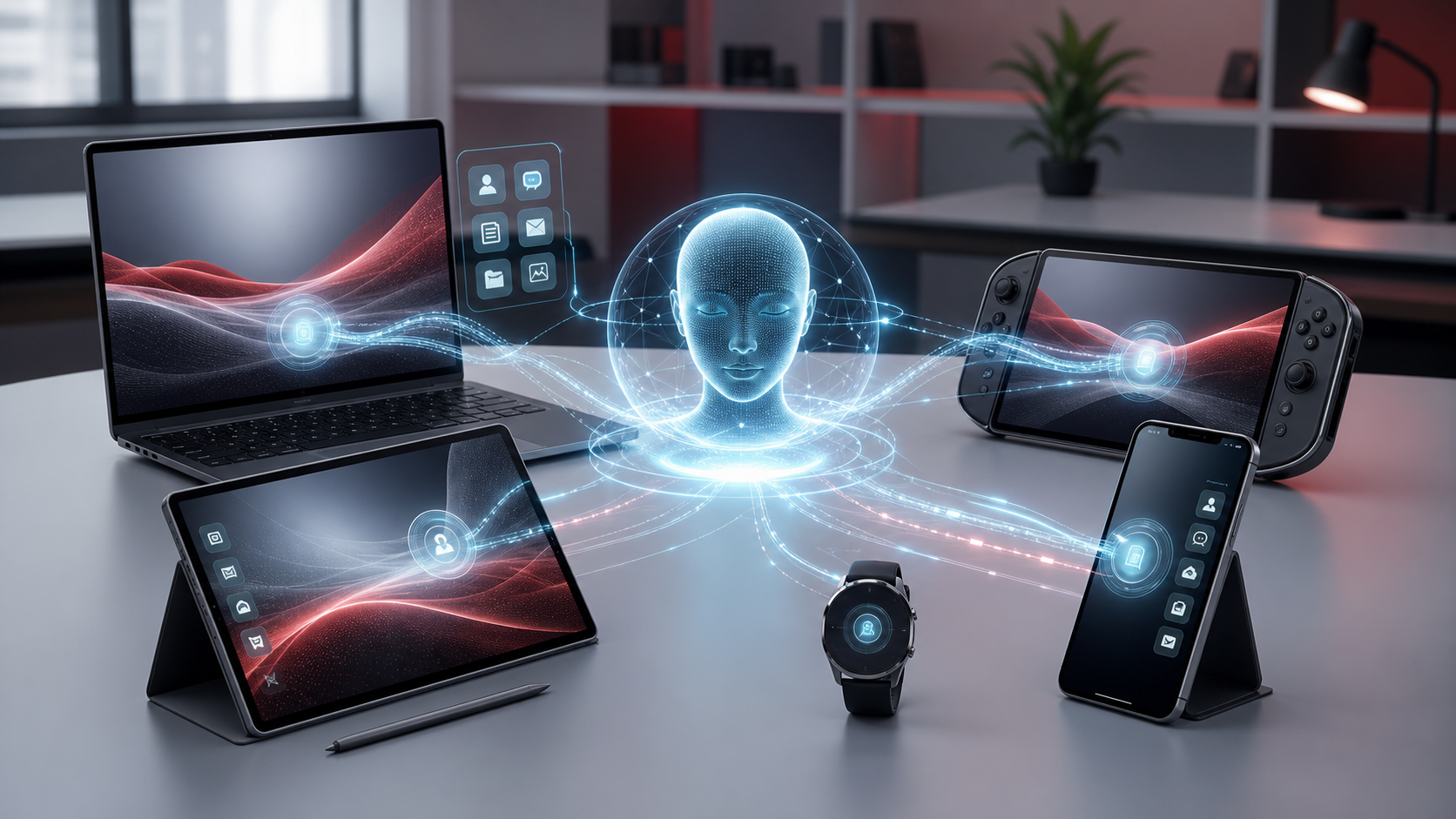 ภาพประกอบข่าว Lenovo Qira ผู้ช่วย AI เชื่อมอุปกรณ์ PC แท็บเล็ต มือถือ และ wearable